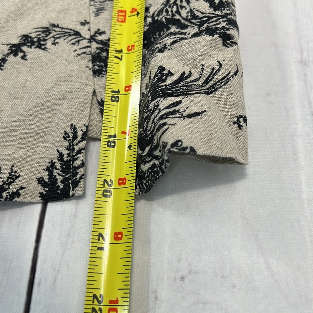 Scarlett Women’s Sleeveless Top Side Zip Linen Blend  - SZ: 7/8 - Picture 4 of 7